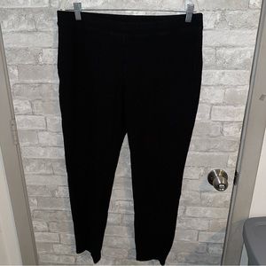 Eileen fisher ribbed crepe slim pants sz L #A1